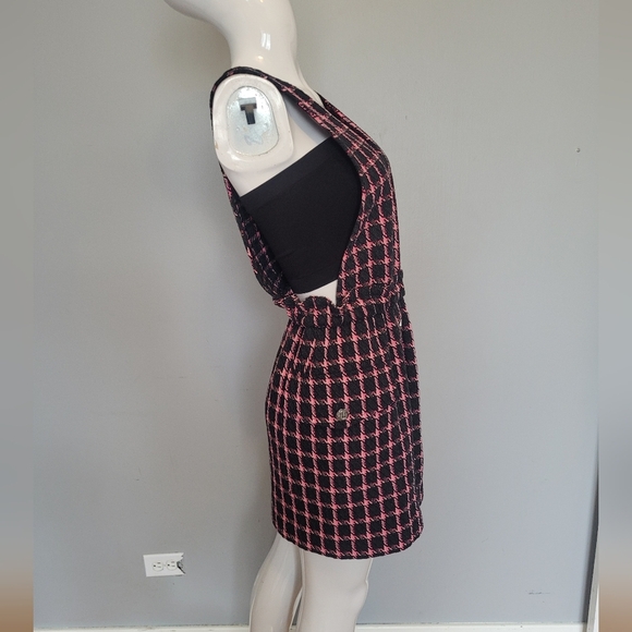 Maje Check Strapless Dress, VGUC, Size S - Picture 4 of 9